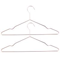 17 Inch Adult Heavy Duty Strong Rose Gold Clothes Hangers, Coat Hangers, Suit Hangers, Shirt Dress Hangers (Pack of 50)