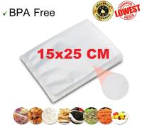 Embossed Vacuum Bags ถุงซีลสุญญากาศลายนูน แบบซอง เเพ้ค 100ถุง ขนาด 15*25cm