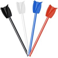 4Pcs Epoxy Mixing Stick Paint Stirring Rod Cement Paint Mixer Attachment with Drill Chuck for Oil Paint