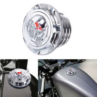 3D CNC Aluminum Motorcycle Tank Cover Fuel Gas Decorative Oil Cap For Harley Sportster XL 1200 883 X48 Dyna Touring Road King