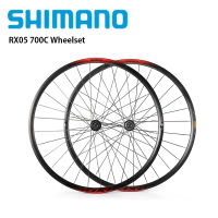 Shimano RX05 Wheelsetจักรยานถนนดิสก์เบรกหนึ่งคู่ชุดล้อ 700cดิสก์เบรกศูนย์ล็อคสำหรับ 8 9 10 ความเร็วอุปกรณ์จักรยาน