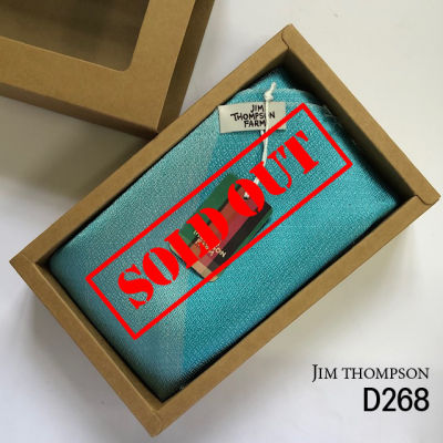 **sold out**Jim Thomson ไหมแท้ ผ้าคลุมไหล่ ไหมไทยแท้ ไหมบ้านทอมือ ผ้าพันคอ ผ้าไหมแท้ ทอยกดอกมีชายครุย D268 งานแบรนด์ จิม ทอมป์สัน ผ้าพันคอ ผ้าคลุมไห