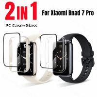 ป้องกันหน้าจอสำหรับ Xiaomi MIi วง7 Pro พีซีกรณีกระจกเกราะป้องกันสำหรับ Xiaomi Miband 7 Pro 7pro เต็มปกภาพยนตร์