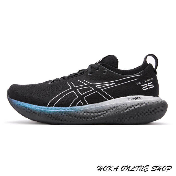 2023 New Gel-Nimbus 25 รองเท้าวิ่งสำหรับผู้ชายและผู้หญิง Marathon ...