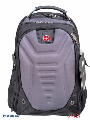 กระเป๋าเป้ SWISSขนาด18นิ้ว 40L  รุ่น7611 มีช่องต่อusbหูฟัง กระเป๋าเป้ผู้ชาย กระเป๋านักเรียน กระเป๋าเป้ สะพายหลัง