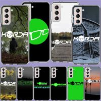 （shine electron）Korda อุปกรณ์ตกปลา,เคสโทรศัพท์เบ็ดตกปลาสำหรับ Samsung Galaxy S23 S22 S10 S20 S21พิเศษ FE S8 S9บวก S10E ปกคลุมเปลือกหอย S7ขอบ