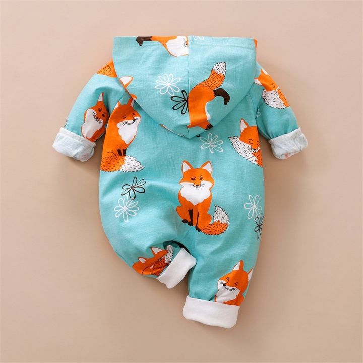 vgfh-mall-prowow-มีฮู้ดชุดเต็มตัวเด็กทารกชายเด็กแรกเกิด-jumpsuits-เสื้อผ้าสุนัขจิ้งจอกน่ารัก