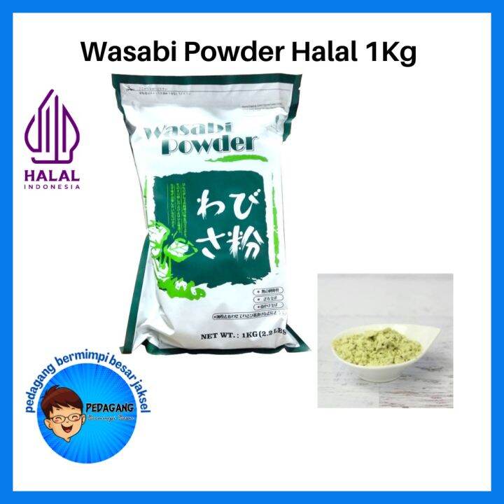 Wasabi Powder Halal 1Kg Wasabi Bubuk Halal 1Kg Lazada Indonesia