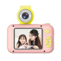 ZZOOI Toy Camera  Useful 180 Degree Reversible 1000mAh Battery  Boy Girl Christmas Birthday Gift Toy Camera for Children Sports &amp; Action Camera