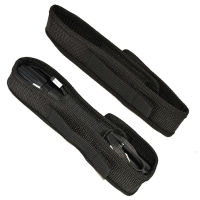 Black 15cm LED Flashlight Torch Nylon Holster Holder Belt Bag Case Pouch