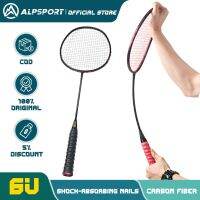 ALP BD Shock-absorbing spikes Racket 30LBS Full Carbon Badminton Racket 6U Offensive Professional-grade Violent Smash Breaking