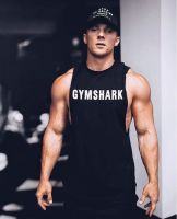 Summer New Brand Vest Mens Curved Hem Solid Vest Gyms Bodybuilding Clothing Fitness Man O-Neck sleeveless Tanks Tops 2020