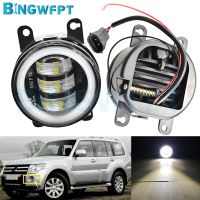 BINGWFPT ตานางฟ้าแบบไฟตัดหมอกสำหรับมิตซูบิชิปาเจโรสปอร์ตมอนเตโร Nativa Prajero H11รถวิ่งกลางวัน12V