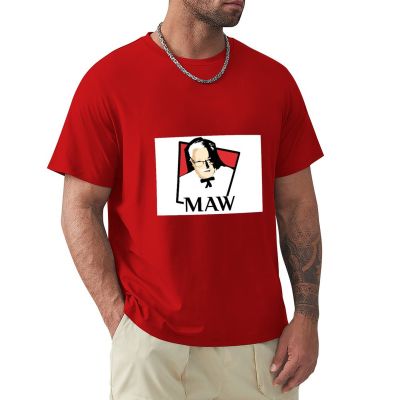 เสื้อยืด MAW Chicken เสื้อยืดเสื้อยืดธรรมดากราฟิกสั้น