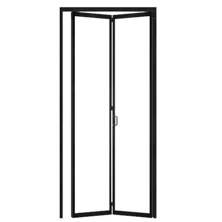 Kitchen door folding door partition door no lower track sliding door