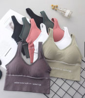 ?LoveIs Bra? (N343) สปอร์ตบราแบบสวมเสื้อชั้นใน เสริมฟองน้ำ แฟชั่นเกาหลี