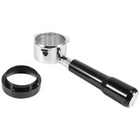 54mm Bottomless Portafilter for Barista Express and More Espresso Machine(Coffee Dosing Ring Included)