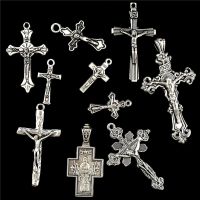 【hot】◊卍  10pcs/lot Antique Color Alloy Pendants Accessories diy Jewelry Making Necklace cruz colgante