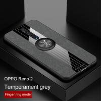 สำหรับOppo Reno 2กรณีหรูหราแหวนแม่เหล็กหนังPuสำหรับOppo Reno 2 2z Ace 2 Ace 2 Tpuเคสกันกระแทกมือถือกรณี