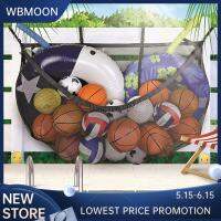 WBMOON กระเป๋าตาข่ายแขวนกระเป๋าเก็บของสระว่ายน้ำสำหรับบะหมี่ชายหาดอุปกรณ์โรงรถ