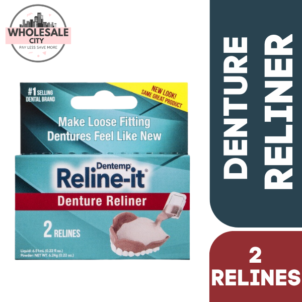 DENTEMP RELINEIT DENTURE RELINER 2 RELINES Lazada PH