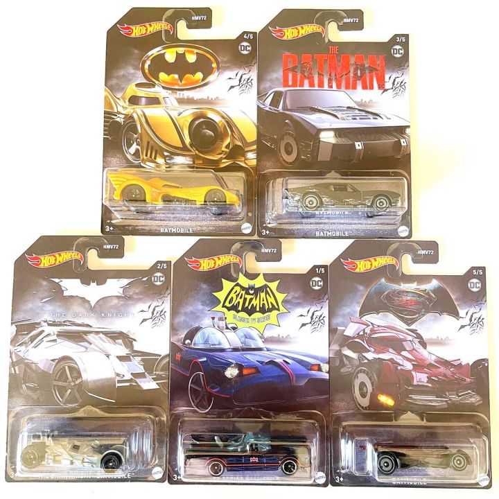 ล้อร้อน1/64ทีวีซีรี่ย์สีดำ KNIGTH Batmobile Moo Di Auto In Lega Giocattoli