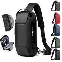 【LZ】hjd319 Mens Multifunction Anti-theft USB Shoulder Bag men bags shoulder crossbody Travel Sling Chest Bags Pack Messenger Pack For Male