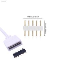 ✲™✠ 10pcs 4 Pin RGB /5PIN RGBW Connector Adapter pin needle male type doubleFor RGB /RGBW 5050 3528 LED Strip light led accessories