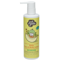 Just Gentle โลชั่นบำรุงผิวหน้าและผิวกาย โลชั่นเด็ก กลิ่นเมลอน Baby Face &amp; Body Lotion with Melon Scent (200ml)