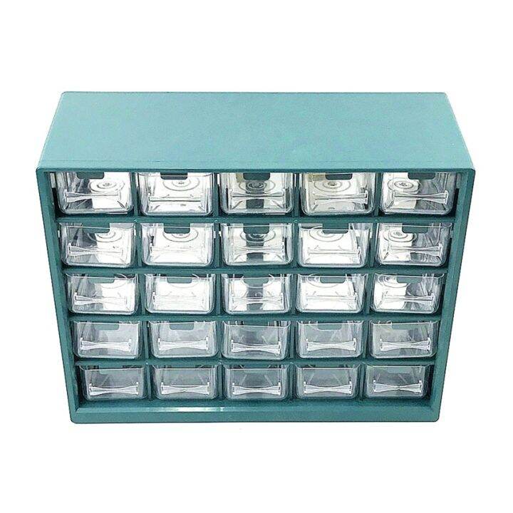 25 compartment drawer parts box wallmounted parts sorting component