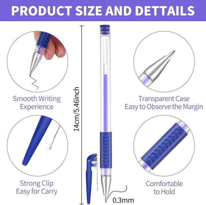 25-pcs-set-gel-pens-refills-set-ballpoint-pen-0-5mm-office-bullet-tip-black-blue-red-ink-school-pen-stationery-writing-supplies-pens