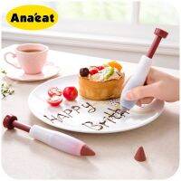 ANAEAT Food Grade Silicone Food Writing Pen Chocolate Decorating tools Cake Bread Cream Cookie Icing Piping Pastry Nozzles