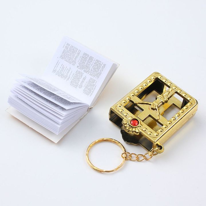 Gvc4261 ภาษาอังกฤษ ไม้กางเขน ของที่ระลึก ผู้ชาย ศาสนา ผู้หญิง  หนังสือกระดาษขนาดเล็ก จี้ห้อยกระเป๋า พวงกุญแจพระคัมภีร์ไบเบิล พวงกุญแจรถ  พวงกุญแจ | Lazada.Co.Th