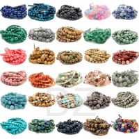 4 6 8 10mm Natural Stone Beads Amazonite Tiger Eye Quartz Agates Round Loose Beads for Jewelry Making DIY Bracelet Necklace