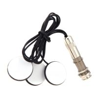 ；‘【；。 Universal Stick On Transducer 6.35Mm Endpin Output Jack Pickup Piezo 3 Transducer For Acoustic Guitar Ukulele Mandolin Violin