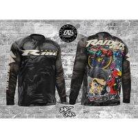 raider 150 suzuki sublimation full เสื้อเชิ้ตแขนยาวมอเตอร์ไซค์