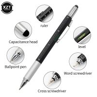 Multifunction Ballpoint Pen with Modern Handheld Tool Measure Technical Ruler Screwdriver Touch Screen Stylus