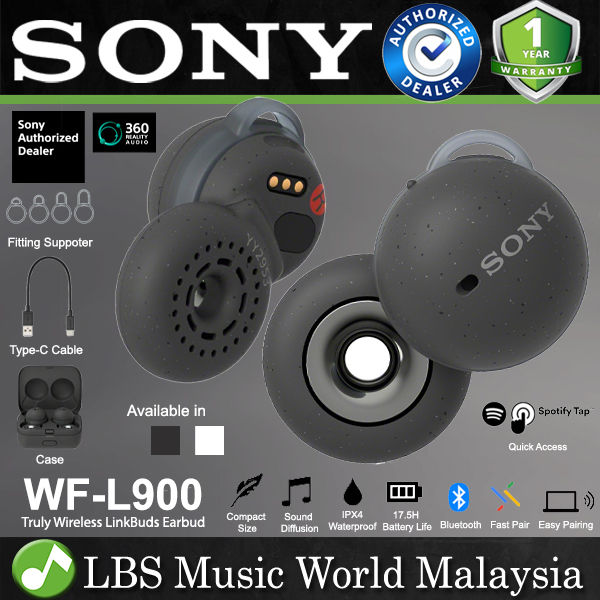 Sony WF-L900 LinkBuds Open Dynamic In Ear Wireless Earbuds