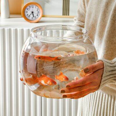 Plastic PET Thickened Living Room Aquarium High Transparent Fish Water Tank Small Desktop Fish Tank Domestic Hydroponic Plant