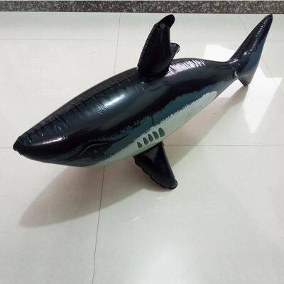 Cartoon PVC Inflatable Shark Swimming Pool Safety Float Water Sport Toy for Kids Children Baby Outdoor Swimming Accessories