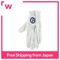 [FootJoy] ทัวร์ผู้ชายล็อคนาโนสีขาวถุงมือกอล์ฟ20ซม.