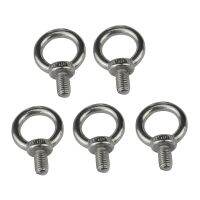 [A Practical]5PCS 304สแตนเลส JIS 1168เกลียวสลักห่วงกลม M8 Bolt M5 M6 M8 M10 M12 Heavy Duty Rigging สกรูฮาร์ดแวร์