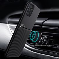 Magnetic Car Phone Case for Samsung Galaxy A52s 5G A52 A32 4G A12 A22 4G A72 5G Built-in Magnet Metal Soft TPU Shockproof Cover Phone Cases