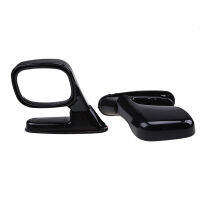 POSSBAY 2Pcs Universal Hood Side Rear View Mirror Black Silver White Auto Exterior Adjustable Reflector SUV Truck car styling