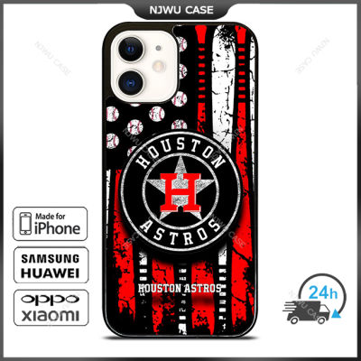 Houston Astros 4 Phone Case for iPhone 14 Pro Max / iPhone 13 Pro Max / iPhone 12 Pro Max / XS Max / Samsung Galaxy Note 10 Plus / S22 Ultra / S21 Plus Anti-fall Protective Case Cover