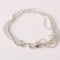 【CW】✿㍿♀  Ladies Beads Multilayer Chain Fashion Ankle Foot Jewelry boot chains cheville Leg