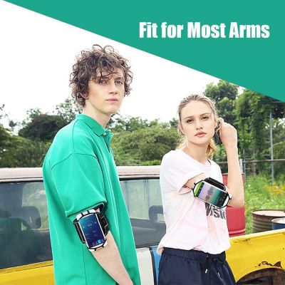 ✲♝◈ Wristband Phone Holder for iPhone Running 4 -6.5 Inch Universal Sports Armband for Samsung Xiaomi OPPO Cycling Gym Arm Band Bag