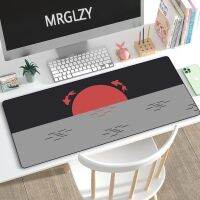 สไตล์ญี่ปุ่น Mt. Fuji Art Mouse Pad แผ่นรองเม้าส์สำนักงาน Ukiyoe วาดพรมอุปกรณ์เสริมเกมเมาส์ยางเมาส์สำหรับโต๊ะคอมพิวเตอร์