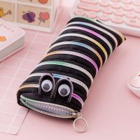 Creative caterpillar zipper pencil case cute animal pen case school Pencilcases for kid student pen bag Kawaii Storage bag gift Pencil Cases Boxes