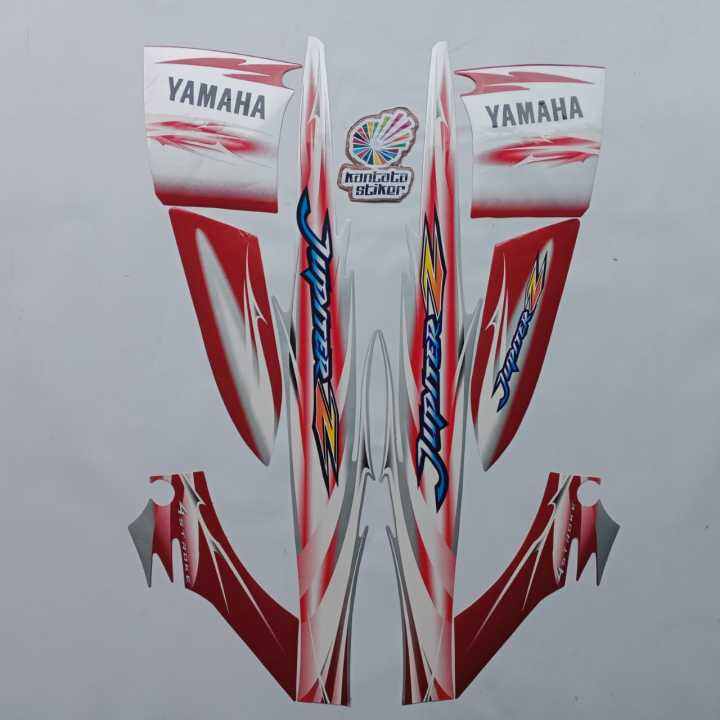 Stiker Lis Motor Yamaha Jupiter Z Std 2007 Silver-Merah | Lazada Indonesia